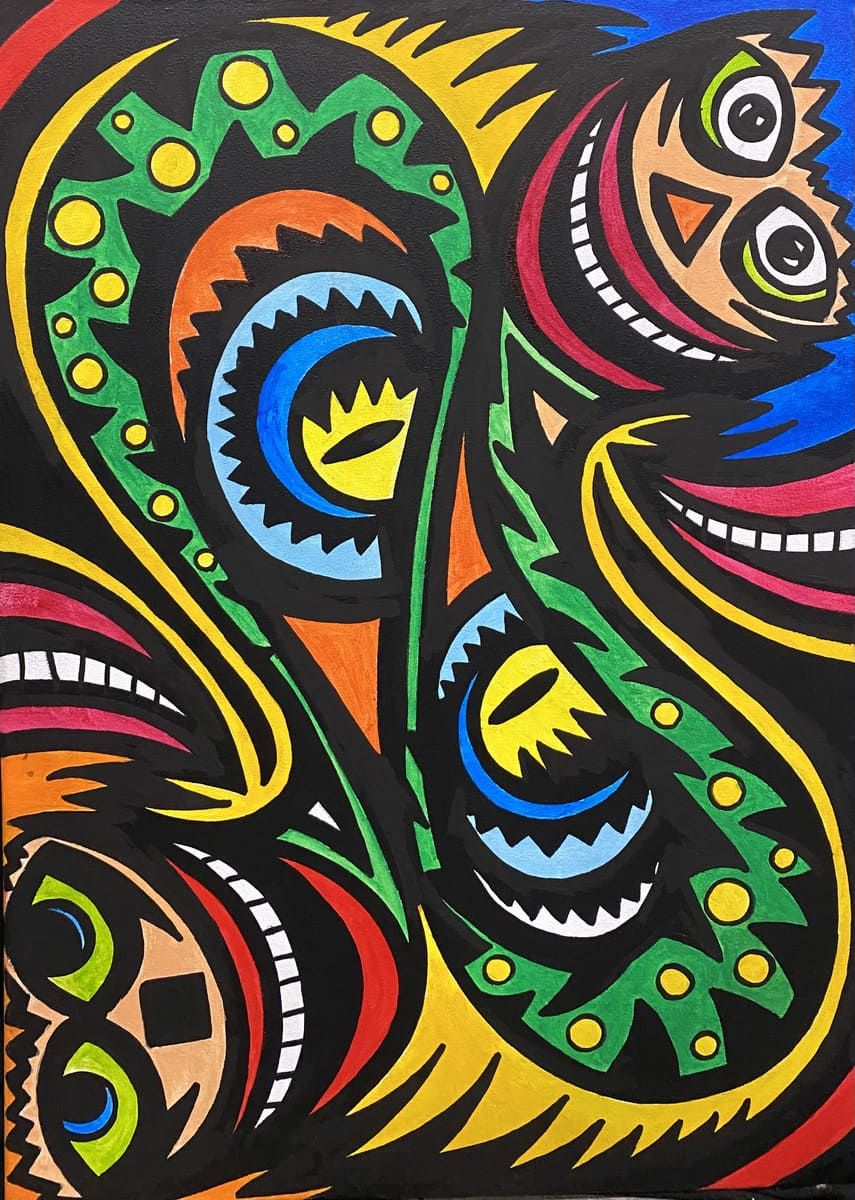 Дмитро Говоренко організував виставку "Погляд забутих предків" художника Сергія Серневича 6