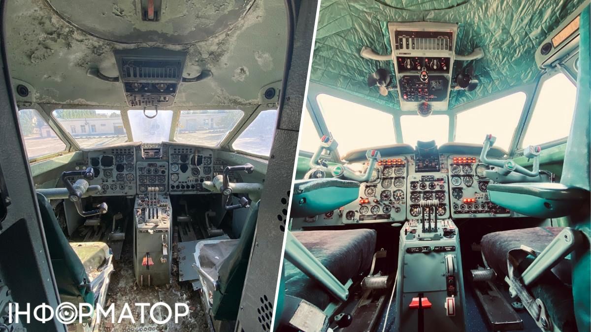 Кабина экипажа уже выглядит так, будто Як-40 готовится к взлету. Фото: Кабина экипажа уже выглядит так, будто Як-40 готовится к взлету. Фото: