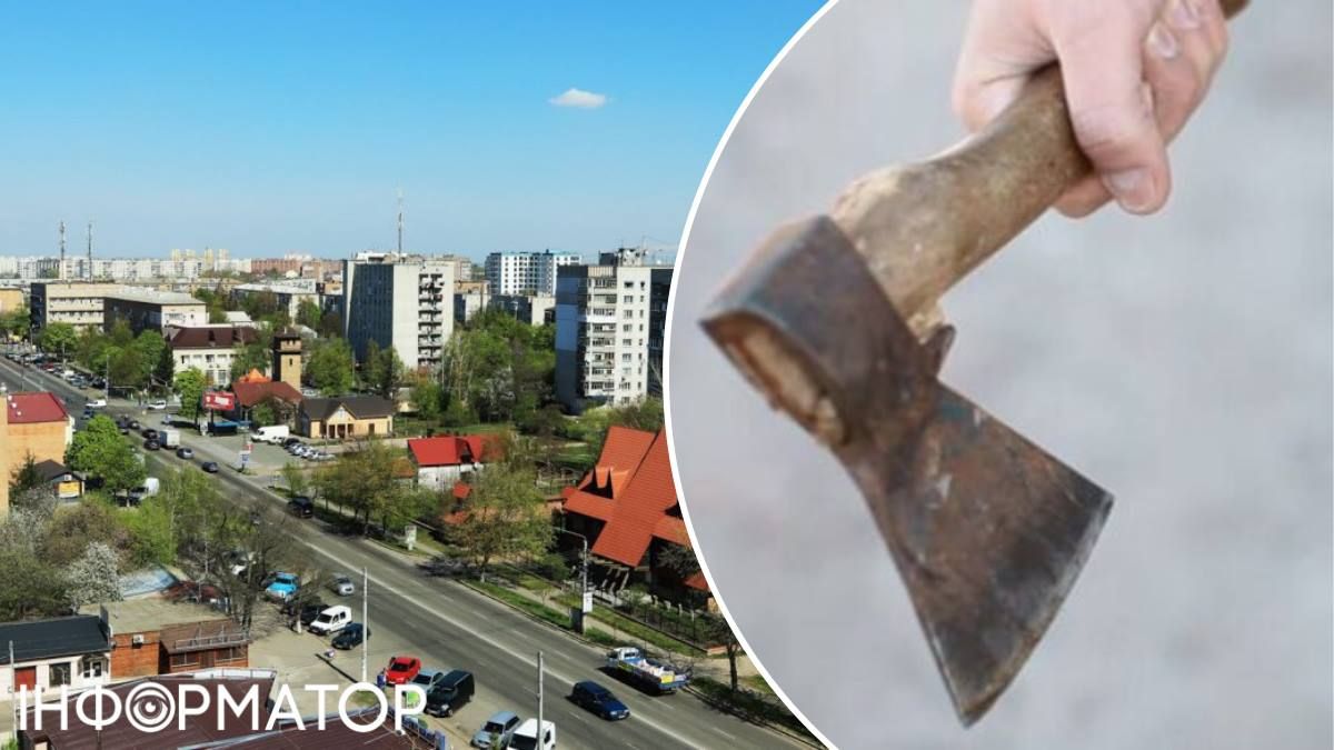 Біля Києва спіймали рубаку, який мало не вбив відвідувача кафе сокирою