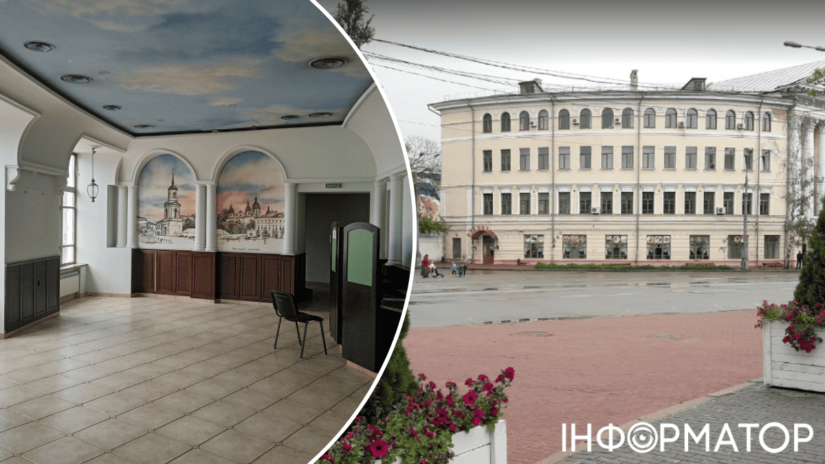 У Києві виставили в оренду колишнє приміщення кафе Академія на першому поверсі Могилянки