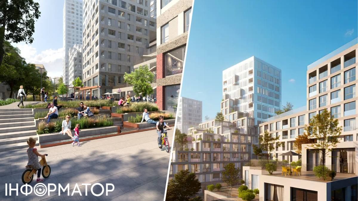 Забудовник обіцяє також розвинути інфраструктуру біля ЖК - всередині буде понад 15 тис. м² торговельних площ.