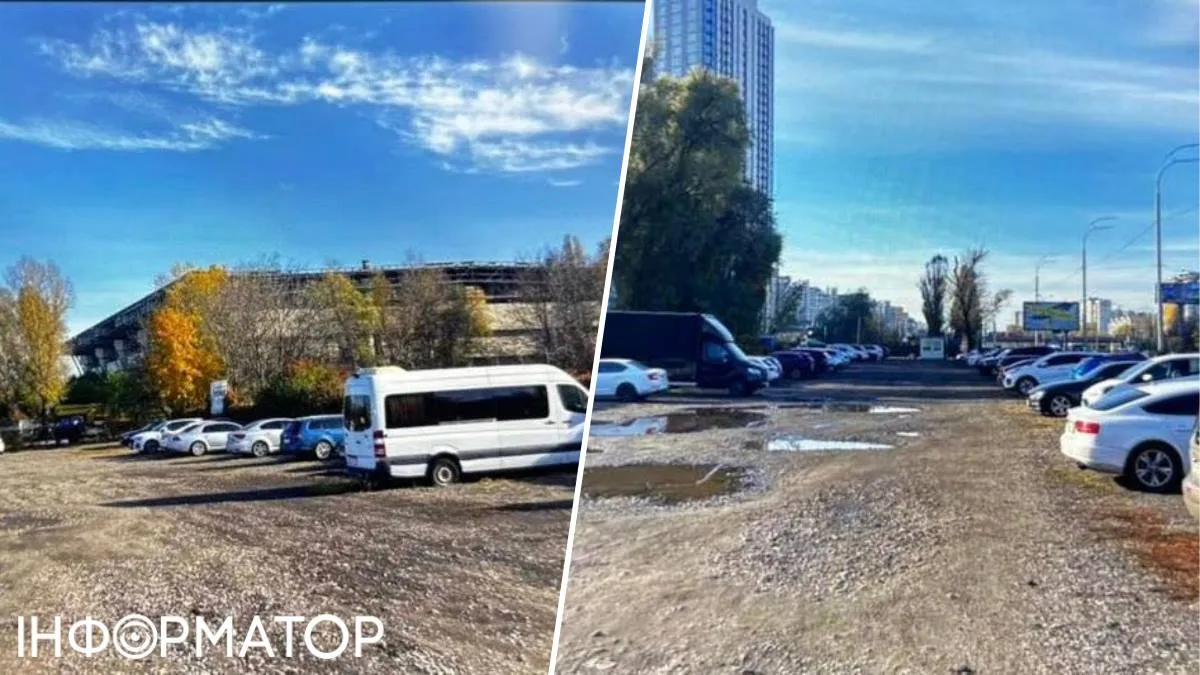 Біля Льодового стадіону у Києві знайшли парковку-нелегала: потайки зросла у 6 разів