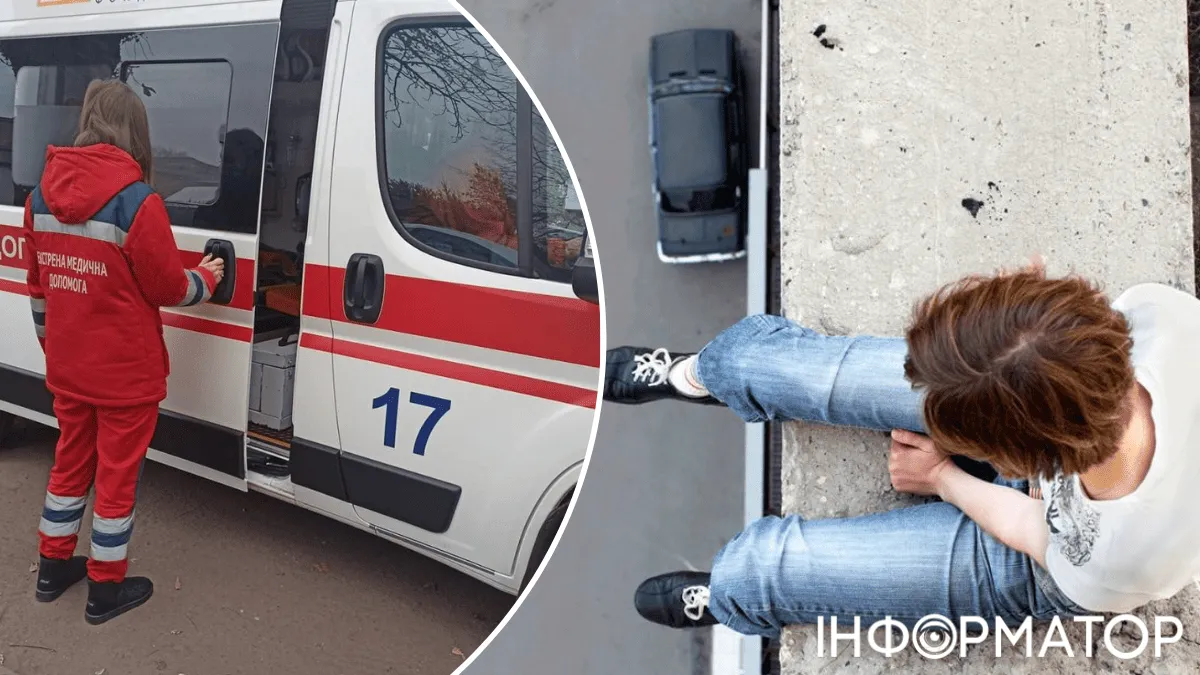 У Києві 17-річний юнак вистрибнув з третього поверху школи