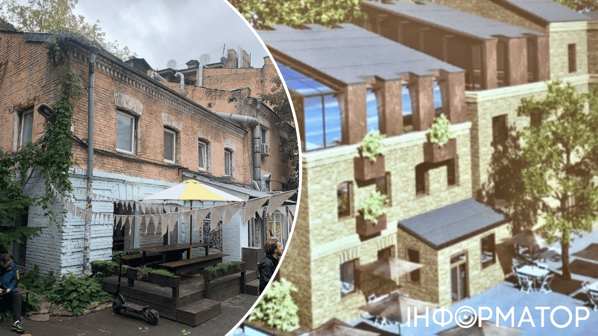 Зберегти не можна реконструювати: у Києві подали дві протилежні петиції щодо історичного флігеля у дворику з воронами