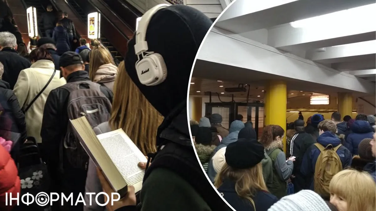 Не сідайте і не бігайте: у київському метрополітені скаржаться на порушників ескалаторного руху