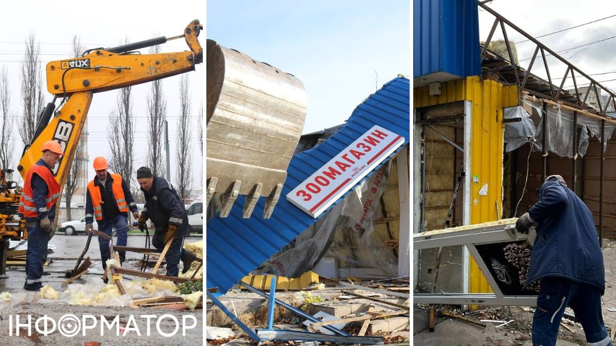 Не вийшли архетипом: на проспекті Свободи у Києві за добу знесли одразу 73 МАФи