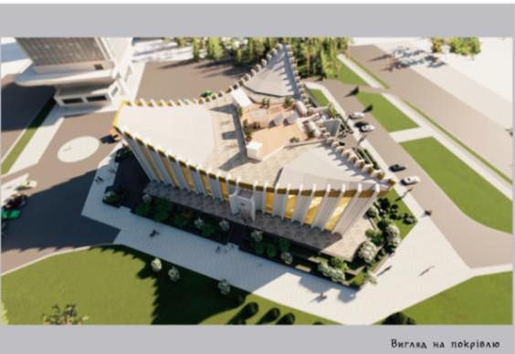 У Києві відреставрують Бермудський трикутник на Берестейському проспекті: територію поділять між ЦНАПом і урочистою залою 2