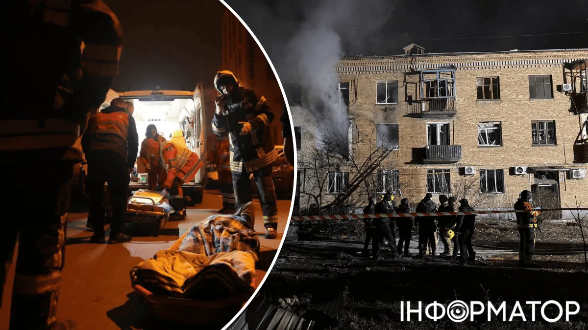Чисельні руйнування, двоє загиблих та поранені: наслідки пекельної ночі в Києві