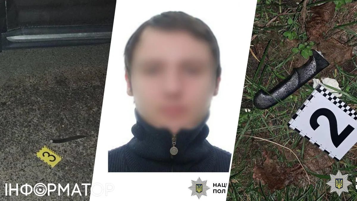 У Києві п'яниця кидався на людей з ножем: зламав руку перехожому й пошкодив авто