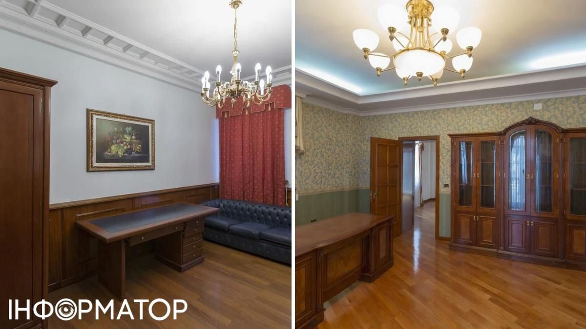 Внутри – ремонт в стиле "тяжелый люкс": итальянская мебель, ореховые панели на стенах Внутри – ремонт в стиле "тяжелый люкс": итальянская мебель, ореховые панели на стенах