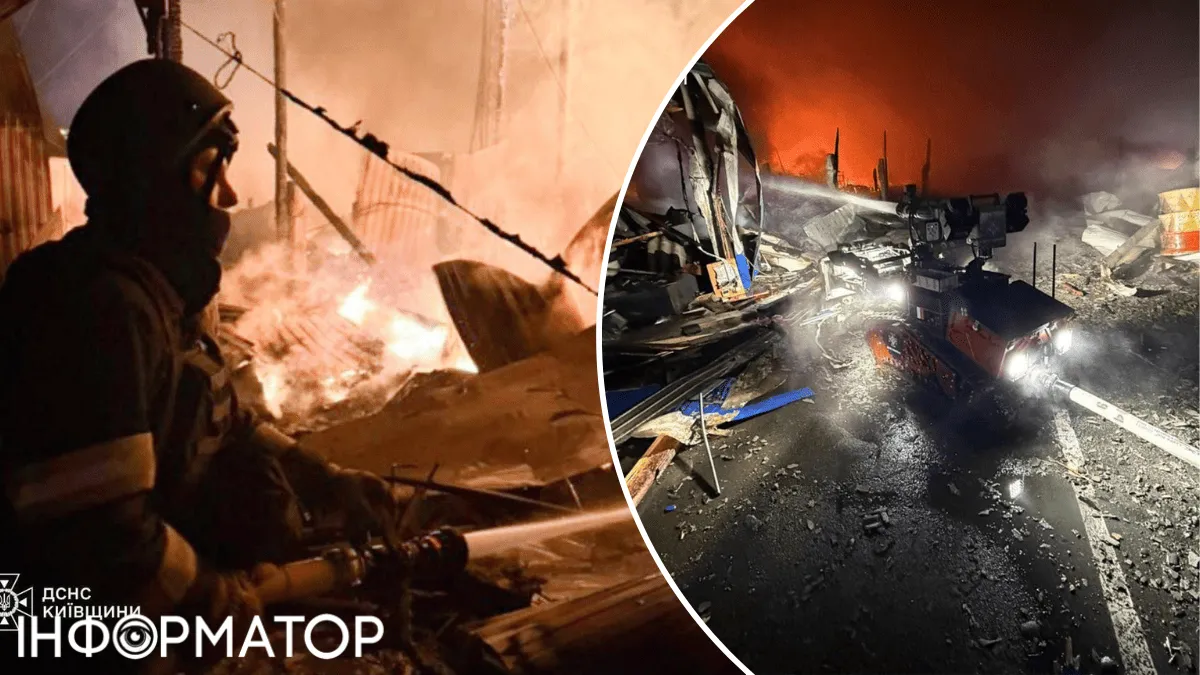 Рятувальники всю ніч боролися з масштабними поежежами уФастівський, Вишгородський та Бучанський райони атака 1