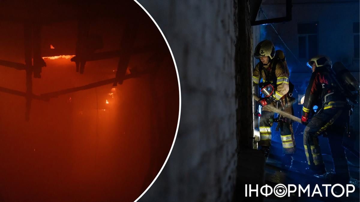 Судя по фотографиям, сделанным в пресс-службе ГСЧС с места пожара, - крыша усадьбы не устояла. Фото: ГСЧС Украины в Киеве Судя по фотографиям, сделанным в пресс-службе ГСЧС с места пожара, - крыша усадьбы не устояла. Фото: ГСЧС Украины в Киеве