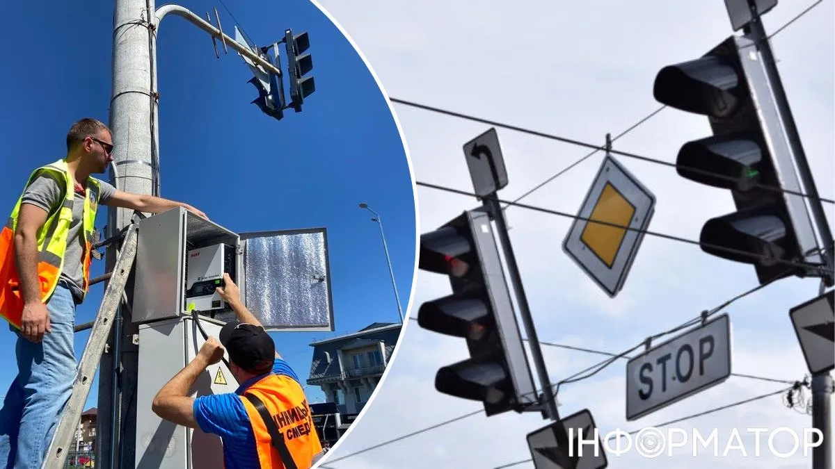 Два світлофори з семи у Києві досі не мають резервного живлення