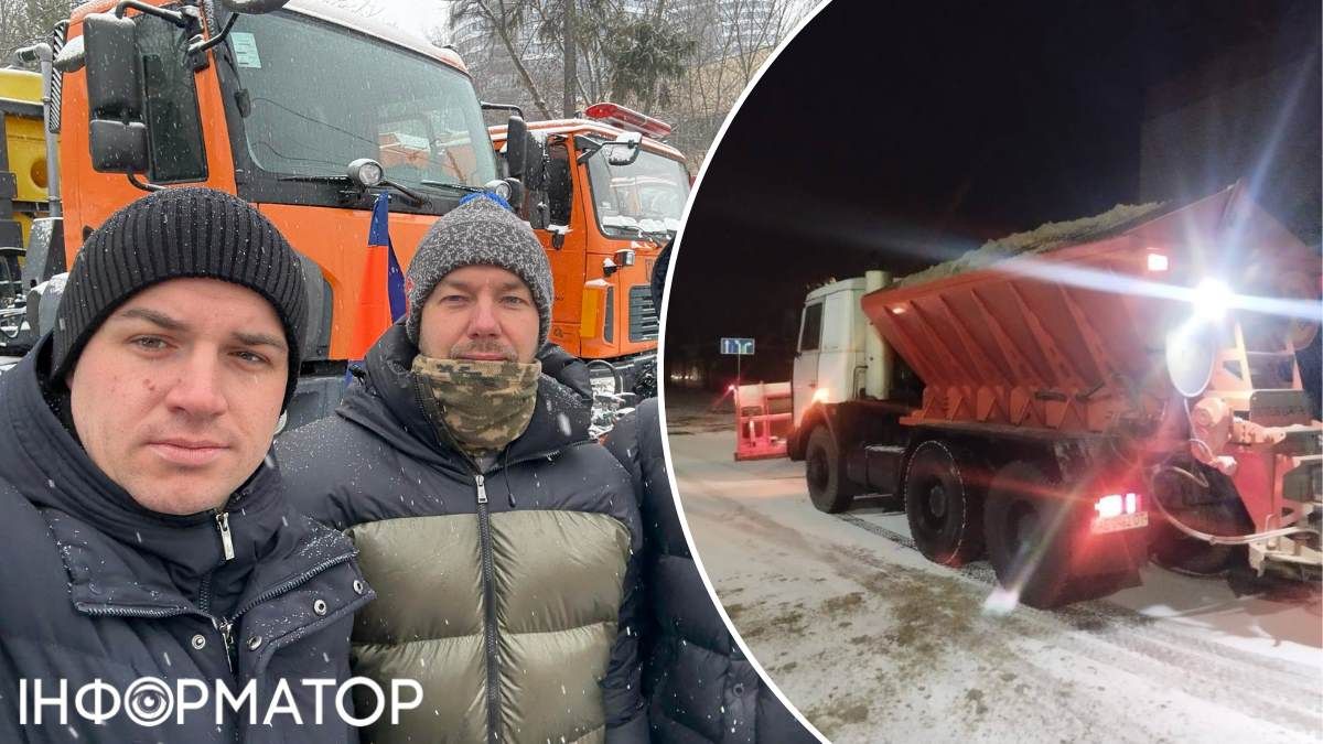 Михаил Будилов позирует с коммунальной техникой: на самом деле, работать она начала еще с раннего утра, когда пошел первый снег Михаил Будилов позирует с коммунальной техникой: на самом деле, работать она начала еще с раннего утра, когда пошел первый снег