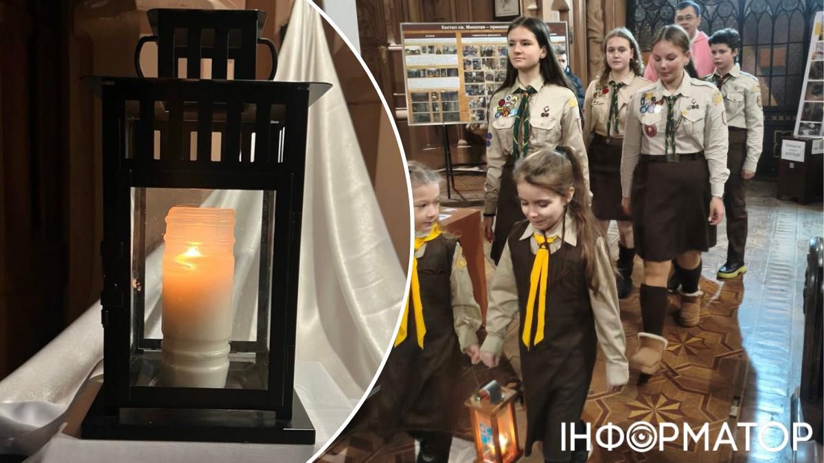 Світло єднання та надії: у київському костелі тепер горить Вифлеємський вогонь миру