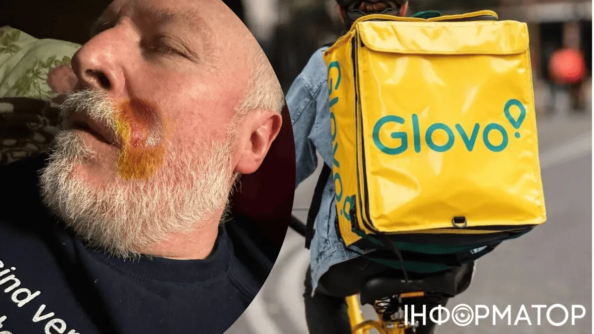 нападение избиения курьер Glovo