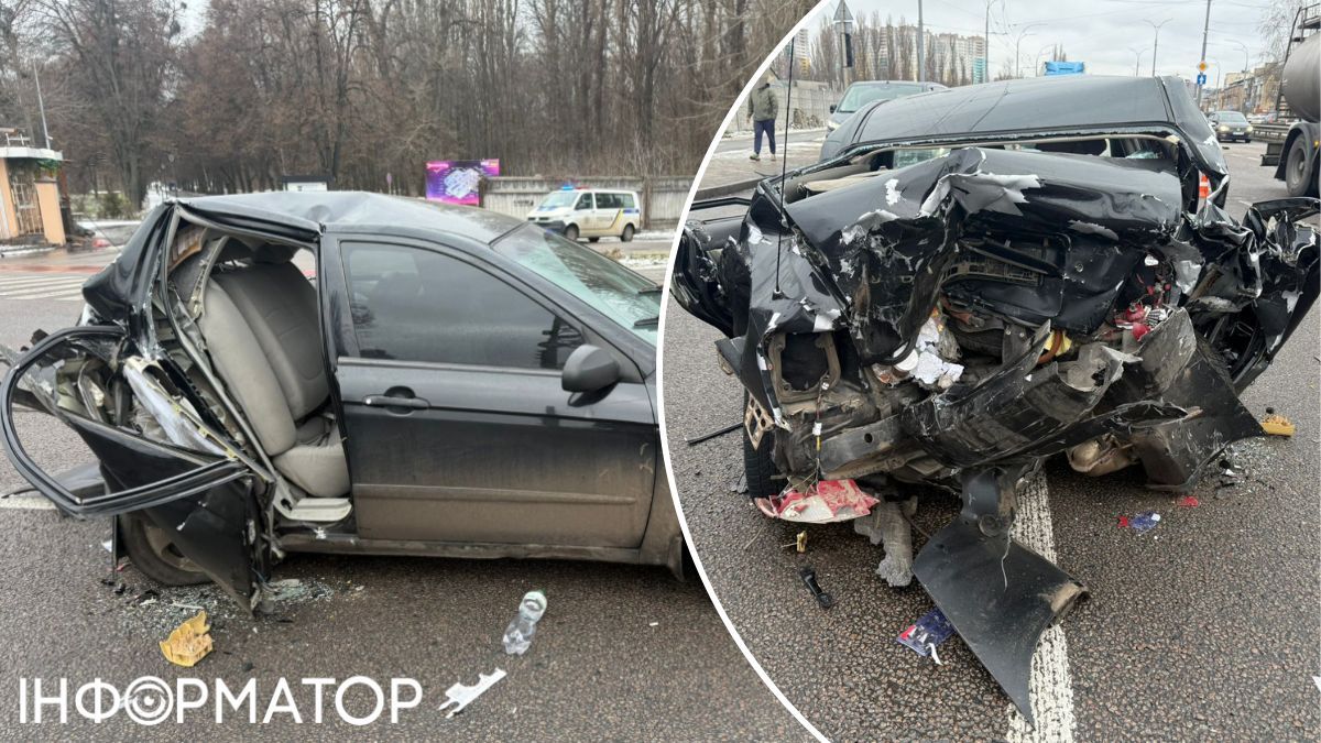 Мама загинула, доньки в лікарні: у Києві військовий протаранив авто з родиною