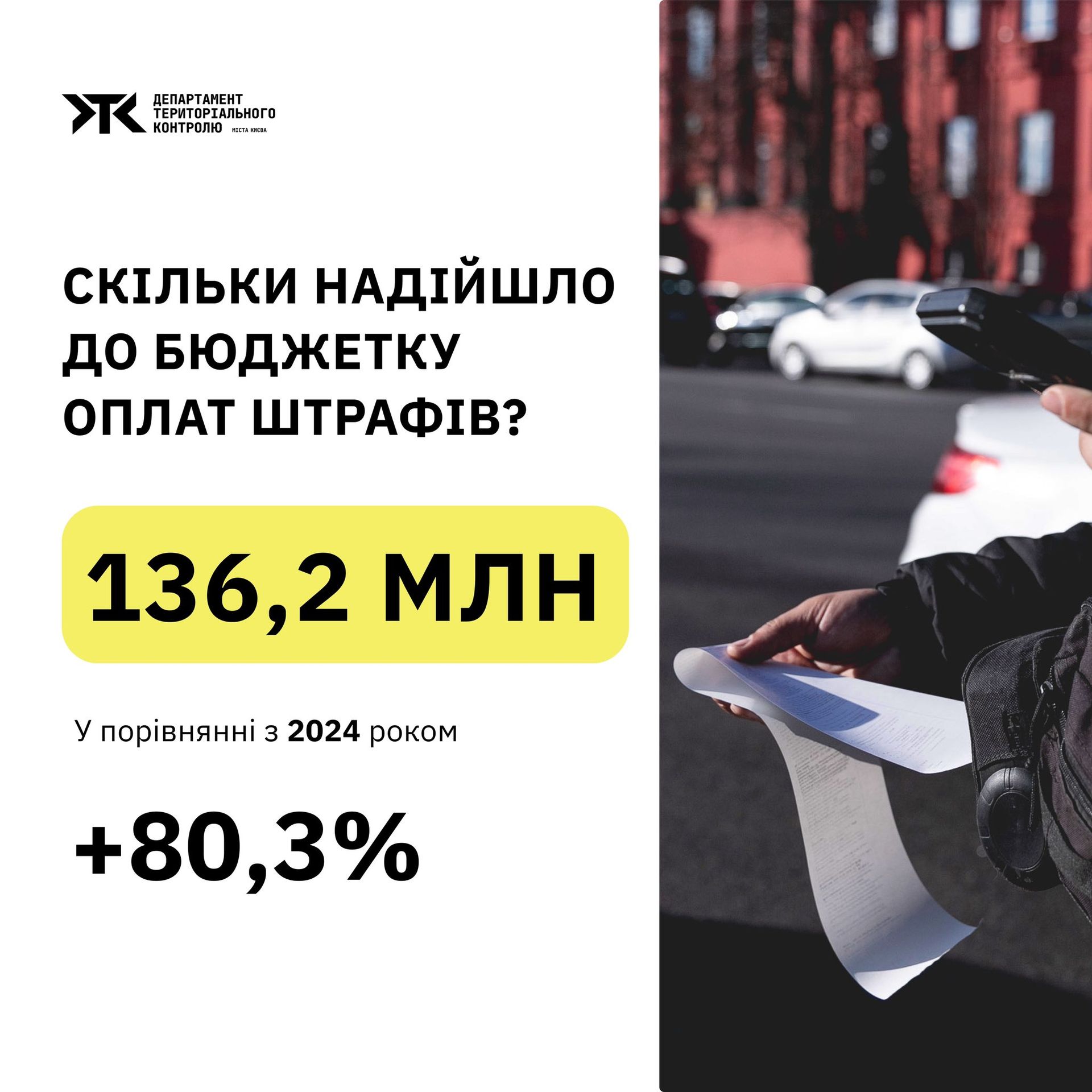 Дисциплина водителей-киевлян растет: за 2025 год за парковку платили почти вдвое активнее 3