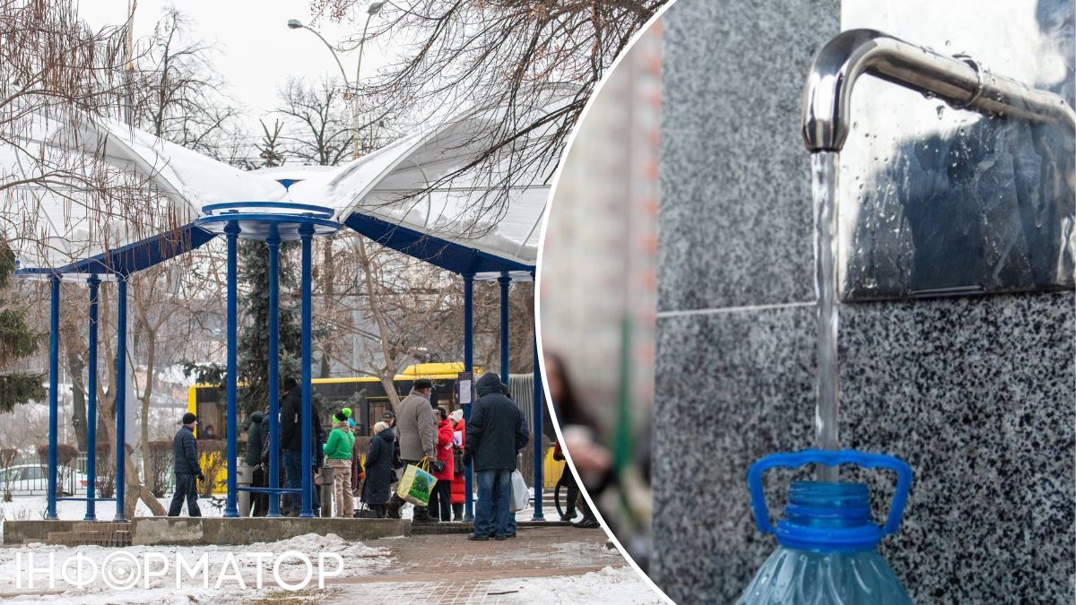 В Киеве действуют 170 бюветов: где можно набрать воду во время отключения света - карта