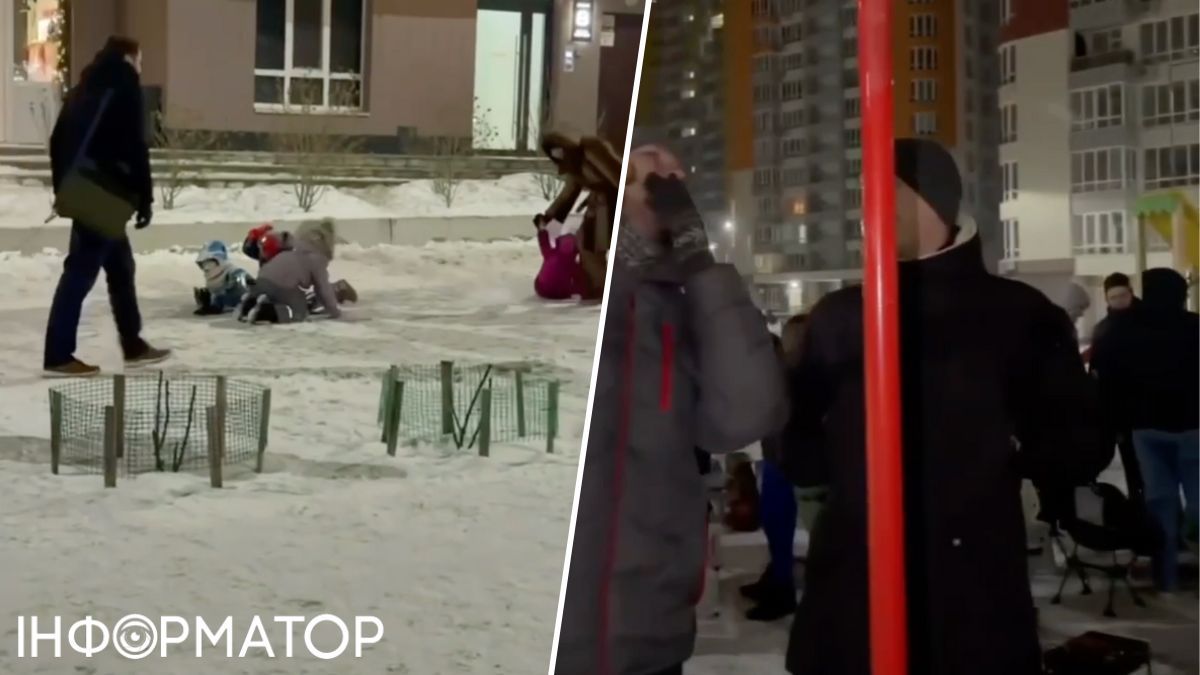 Люди радіють світлу на Троєщині