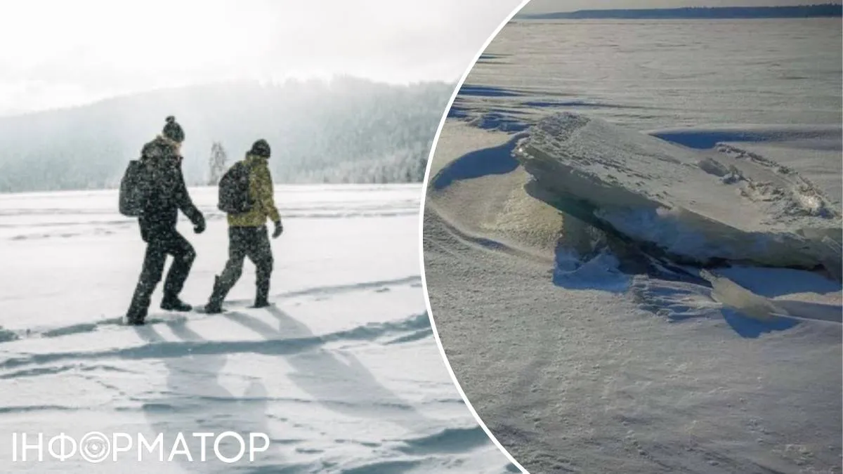 Київське море крига мандрівники