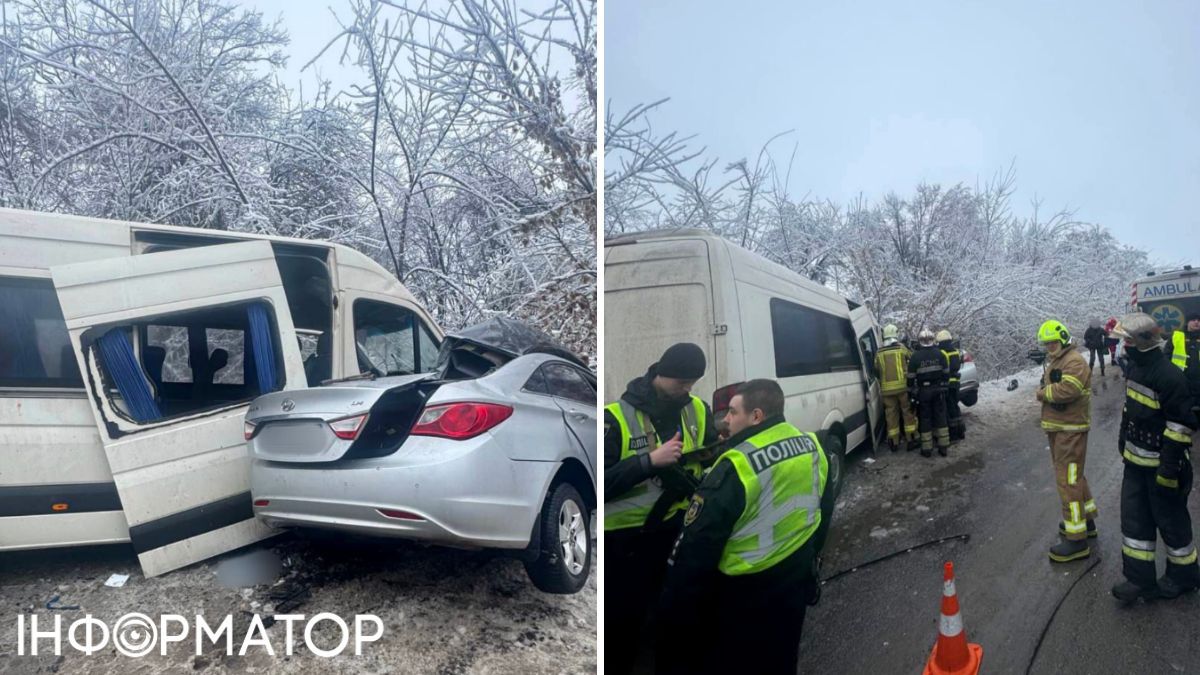 Жахлива аварія на Київщині: автівка влетіла в маршрутку, загинули двоє людей