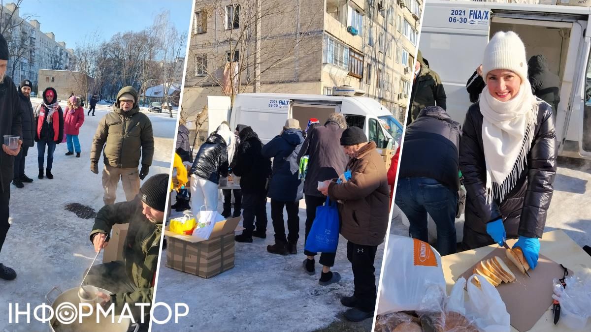 Загалом волонтери акції "Гарячий суп для Києва" нагодували й зігріли 4 тисячі містян
