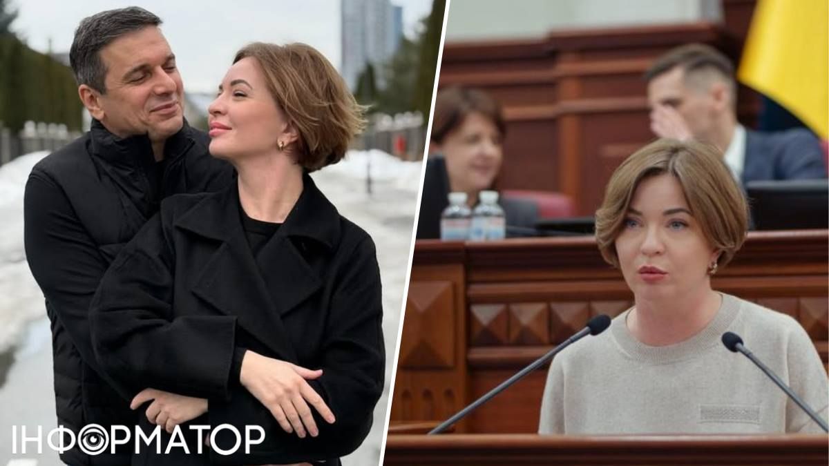 Людмила и Дмитрий Ковалевские позировали на аллее в одном из киевских парков. Фото: Людмила Ковалевская