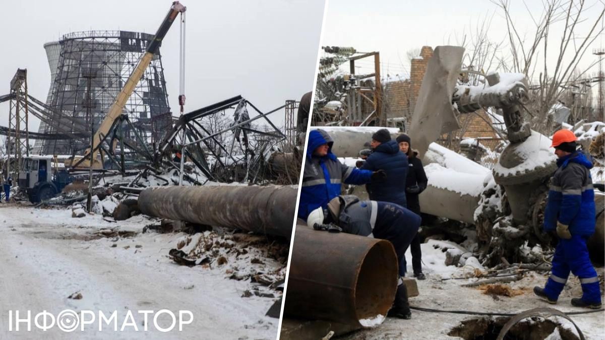 Дарницька ТЕЦ відновлювальні роботи