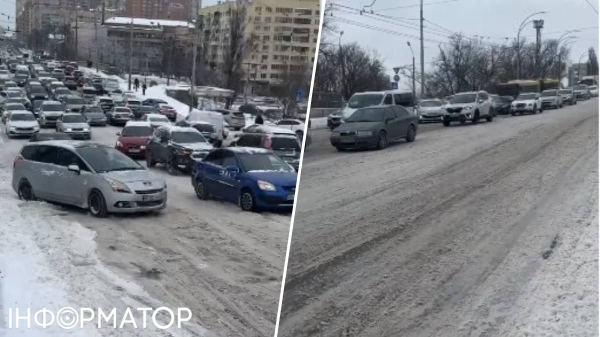 Затор автомобілі