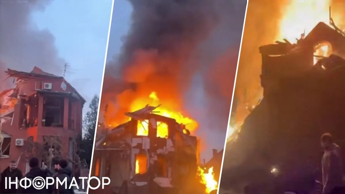 Пожежі прильоти Київщина