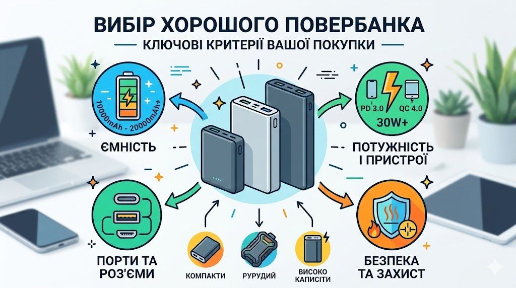 Як не помилитися з об’ємом PowerBank?