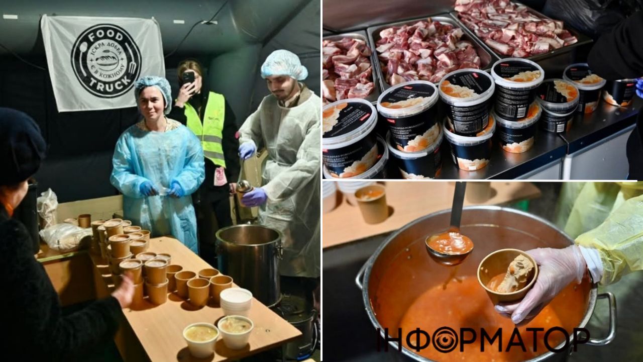 Борщ незламності та капусняк єдності: в Обухові роздали десятки тисяч порцій гарячої їжі
