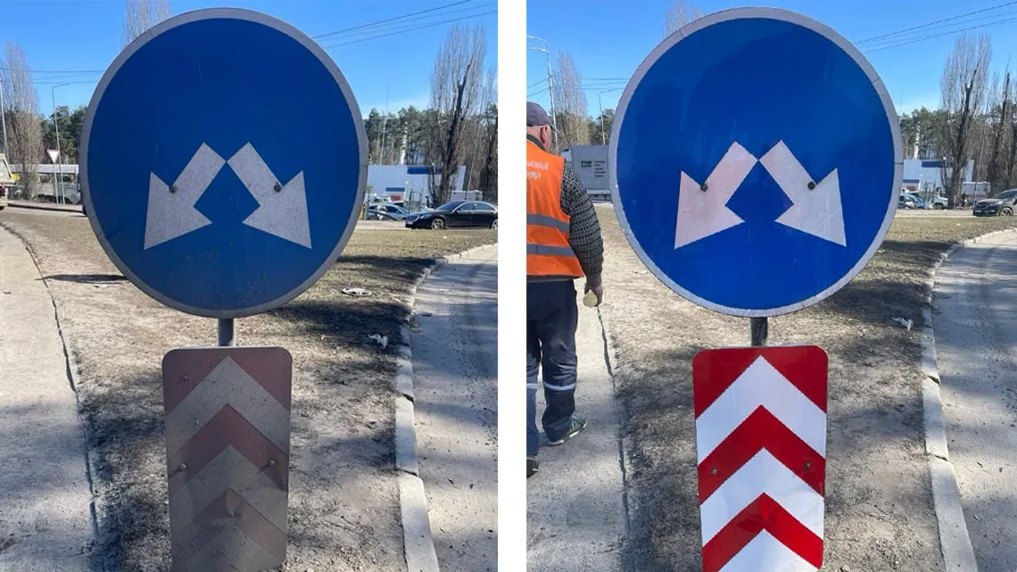 У Києві ремонтують світлофори й миють знаки дорожного руху 1