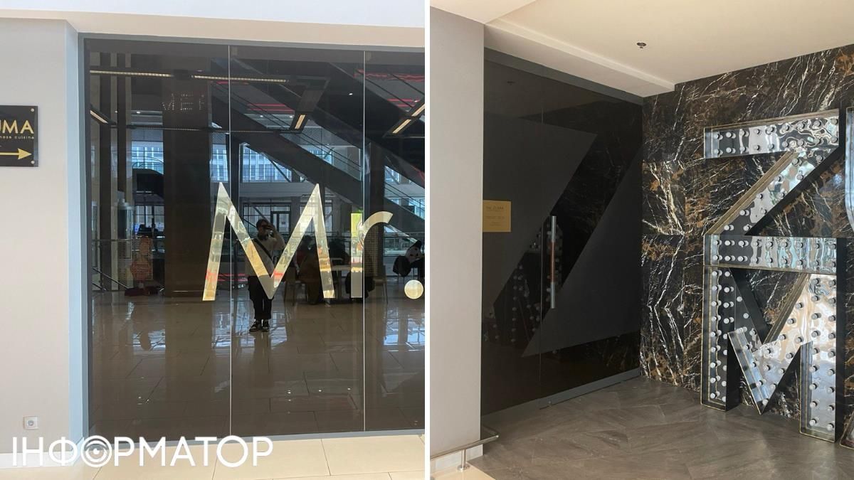 Сейчас внутри ресторана темно и пусто, а дверь на входе заперта для посетителей.