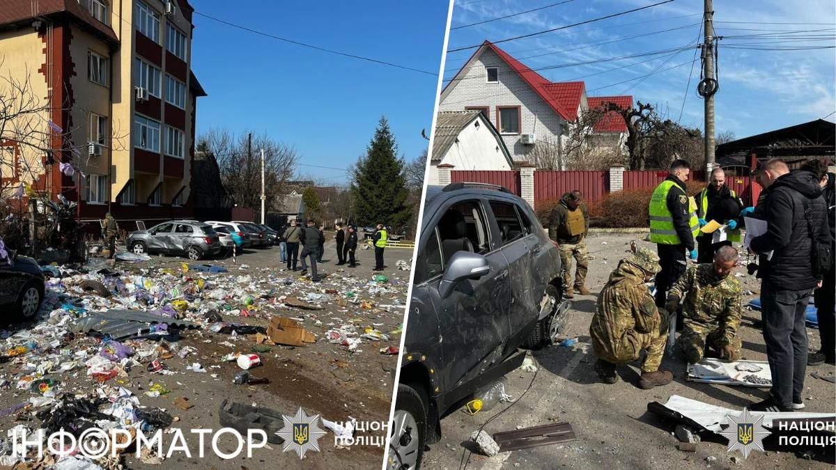 Внаслідок вибуху пошкодження отримали квартири місцевих мешканців, де "винесло" скло вибуховою хвилею, пошкодило й автівки, припарковані під будинком