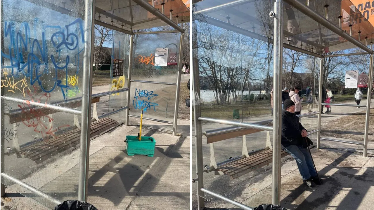 павильоны Киевпасстранс весна