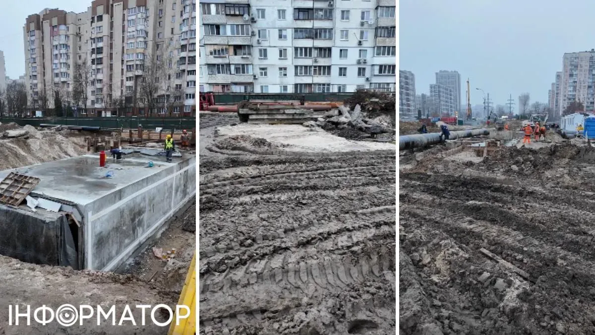 На проспекті Європейського Союзу повним ходом тривають будівельні роботи На проспекті Європейського Союзу повним ходом тривають будівельні роботи