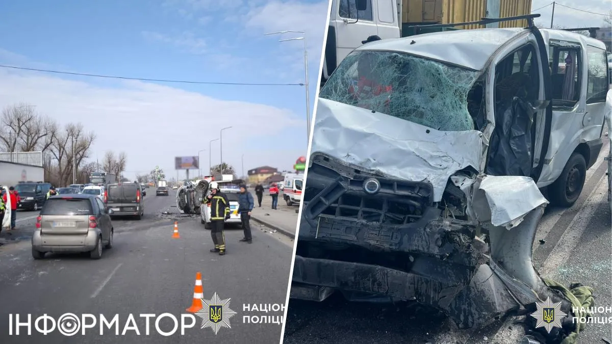 Тіло водія автівки довелося визволяти з салону за допомогою гідравлічного інструменту. Фото:
