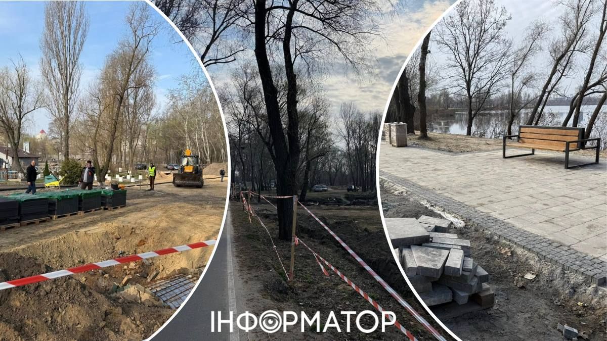 На Оболоні вже почали облаштовувати парк, у якому буде литовський місток