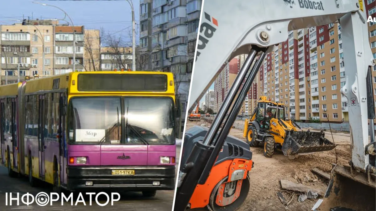 На Виноградаре до конца года продлили движение временных автобусов, пока достраивают метро