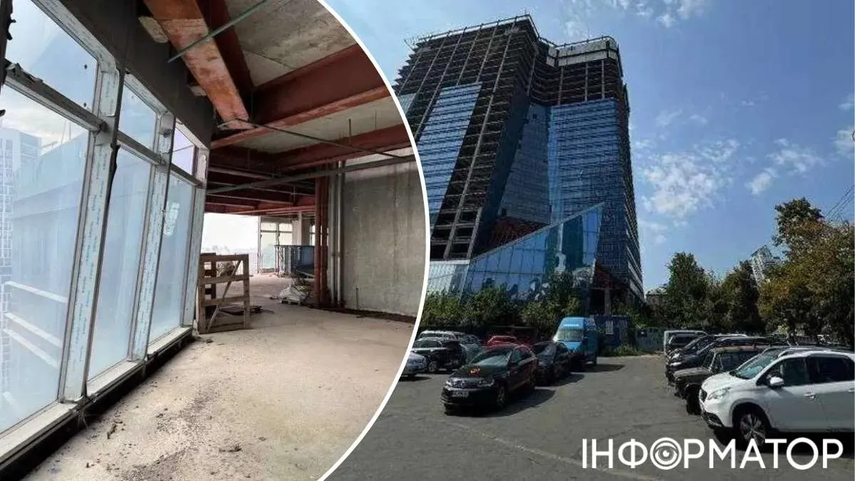 Недобудова засклена на більше, ніж 50% і законсервована