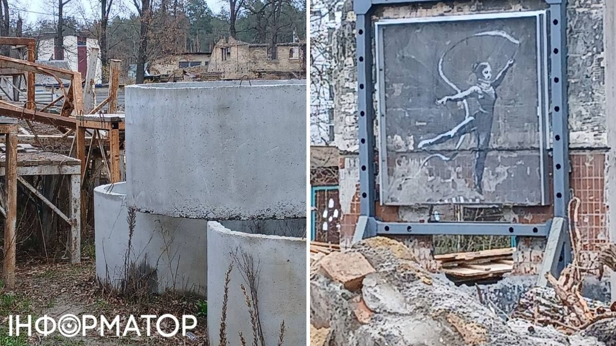 Серед гармидеру будівельного майданчику Дівчинка-гімнастка виглядає на диво органічно