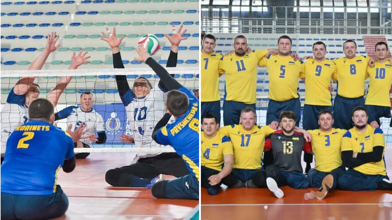 Волейбол сидячи: команда Київщини здобула бронзу Кубка чемпіонів у Неаполі