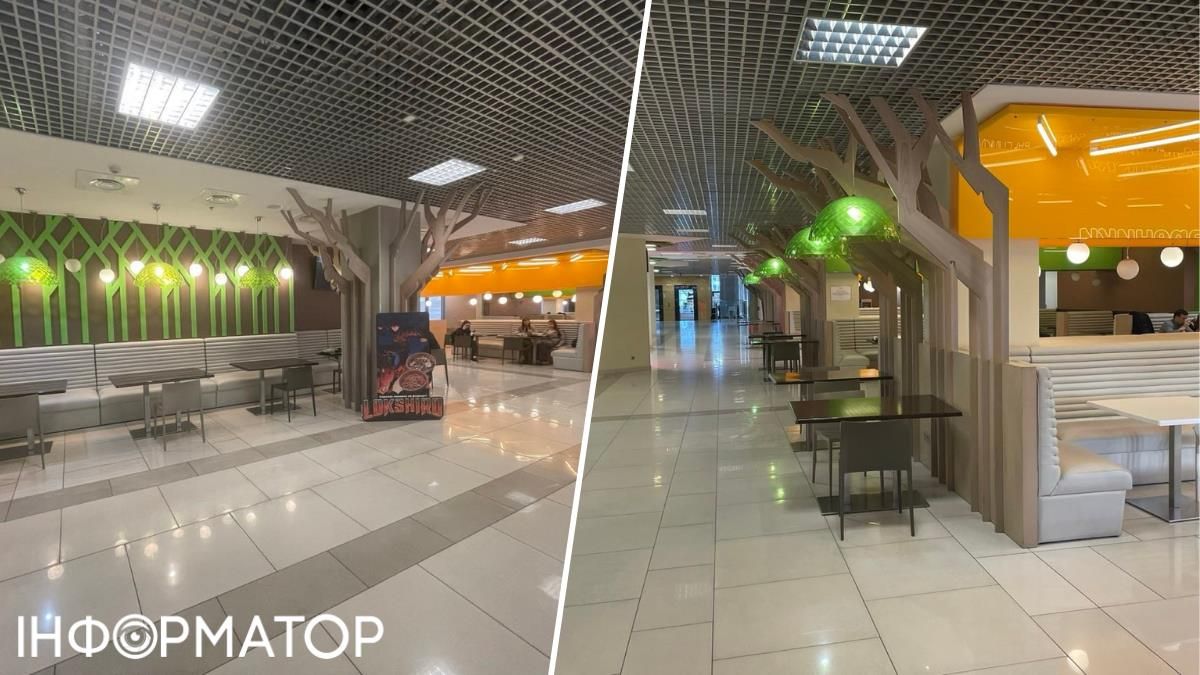 На фудкорті ТРЦ Gulliver ми несподівано побачили... порожнечу: ані відвідувачів, ані, власне, самих закладів: з них було відчинено менше половини