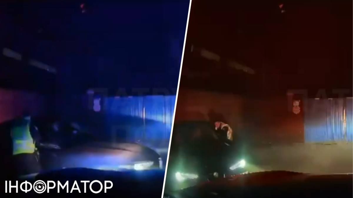 Зібрав флеш-рояль: п'яний водій-киянин без прав тікав від копів, збив поліцейського та розгатив Mercedes