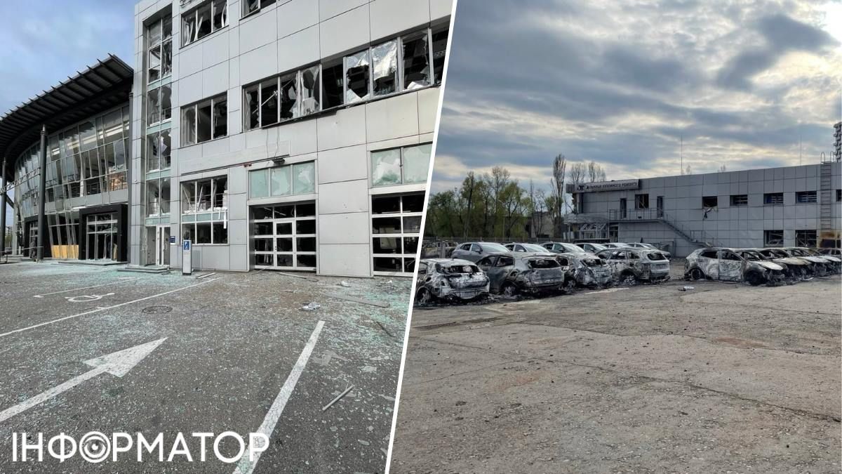 Масштаби руйнувань та пожежі приголомшують: біля автосалону згоріло приблизно 60 новеньких автомобілів Масштаби руйнувань та пожежі приголомшують: біля автосалону згоріло приблизно 60 новеньких автомобілів