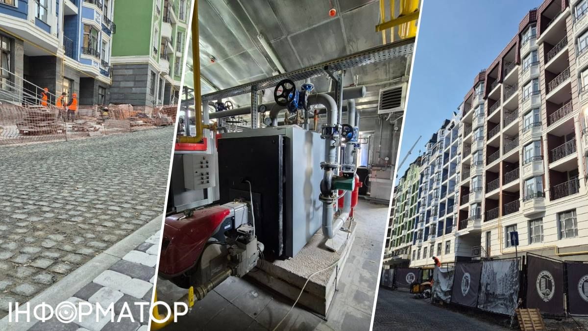 У ЖК "Поділ Град" почали доведення у 7-й черзі будівництва до ладу внутрішніх мереж