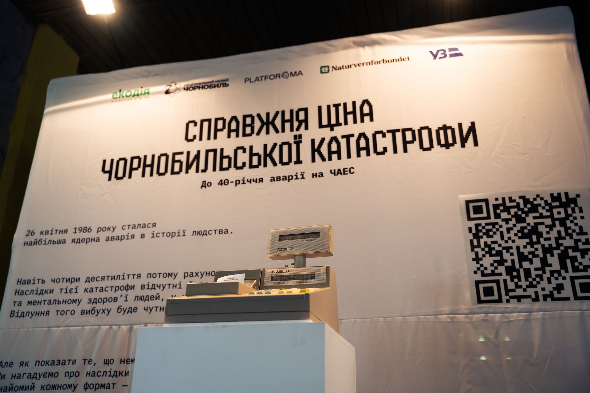 Інсталяція пробуде на вокзалі лише до 26 квітня. Фото: ГО Екодія