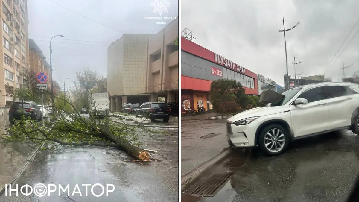 Шматком стіни від недобудови пробило лобове скло запаркованої автівки: могли б бути жертви